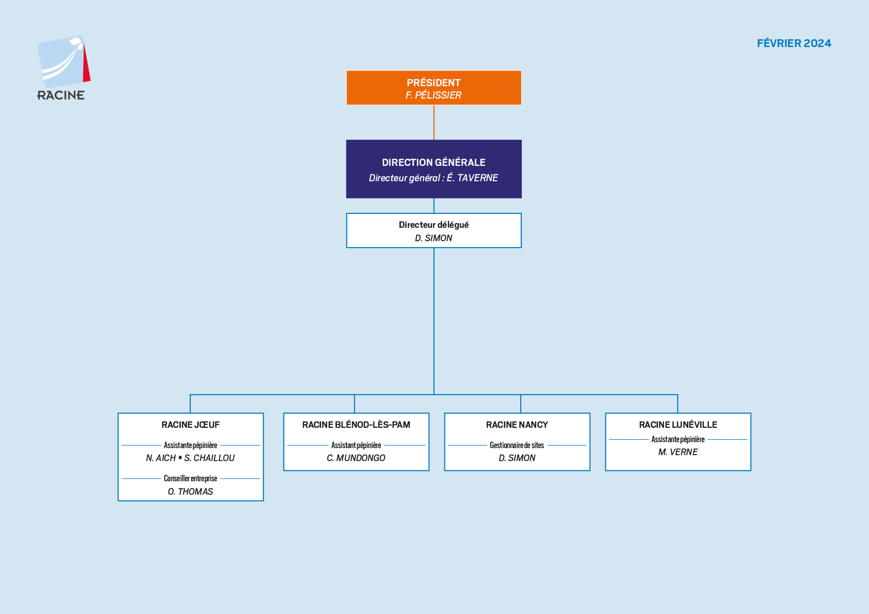 Organigramme Racine 